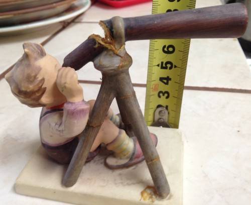 bid each one*1 BOY  HUMMEL+1 SYLVAC SCARDY CAT-BESWICK DOG REPAIRED DAMAGES TO CERAMIC* SO.So  Sweet