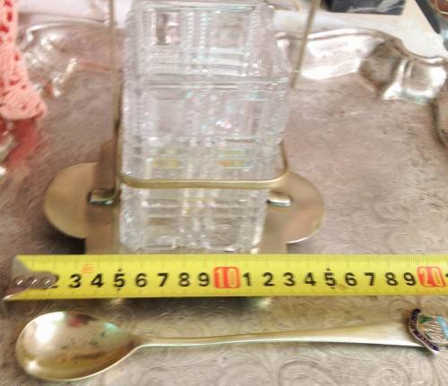 JARin*EPNS HOLDER*VIC FALLS LONG TSPOON!!GREAT COUNTRY HOME DECOR!*L@@K@myBUY NOW*items*NO WAITING