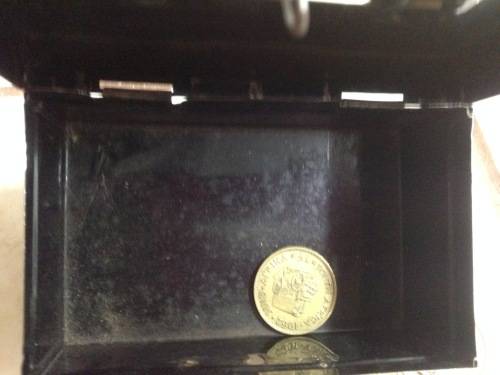 1 Cent S.A.COINS*1Money box CHAD VALLEY England 10015*GREAT HOME DECOR!L@@Kat MY*BUY NOW*NO WAITING!