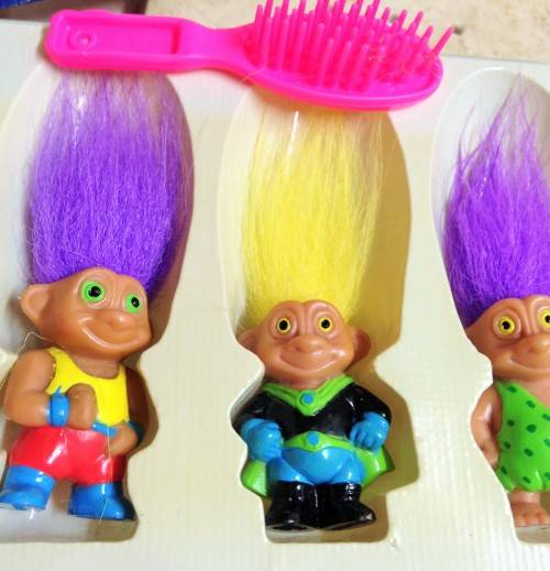 6 VINTAGE BABY TROLLS IN BOX* GREAT COUNTRY HOME DECOR!L@@KaTmy*BUY NOW items*NO WAITING