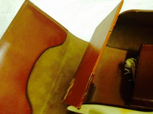 Mens Travel case brush Mirror Comtainers Tooth Brush