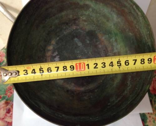 *EXCEPTIONAL****COPPER BOWL seeFab HANDLES -Patenta excellent *GREAT COUNTRY HOME DECOR*L@@KatBuyNow