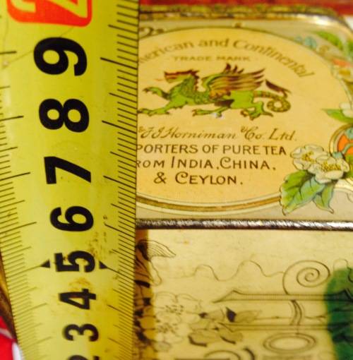 !!!!RARE!!!!!1920 "HORNIMAN'S PURE TEA" Tea Tin *GREAT COUNTRY HOME DECOR*L@@KatMyBUY NOW*NO WAIT