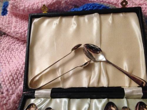 GORGEOUS Quality 6 TEA SPOONS+ Sugar Nips EPNS SHEFFIELD LOOK At My BUY NOW LISTINGS NO WAITING