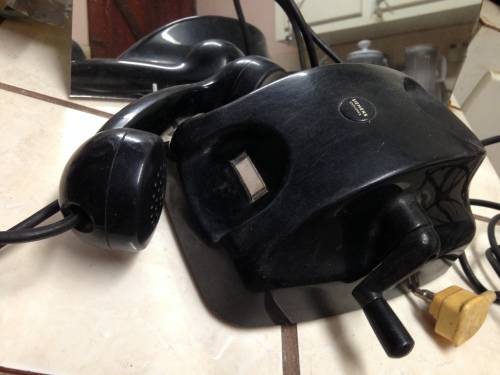 SIEMENS Telephone Bakelite Hand CRANK*LOOK At All My BUY NOW listings NO WAITING