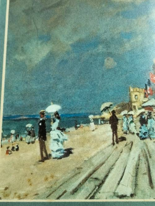 FRAMED Picture Faan Meintjies Reservaart Klerksdorp Promenade scene