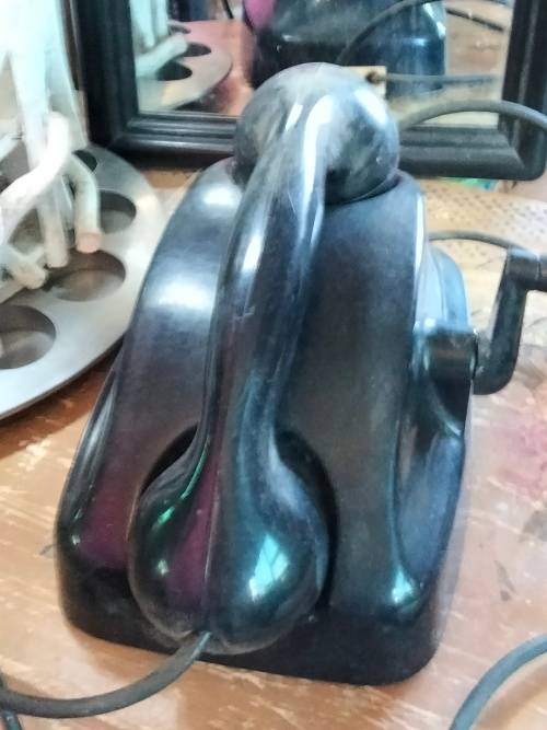 SIEMENS Telephone Bakelite Hand CRANK*LOOK At All My BUY NOW listings NO WAITING