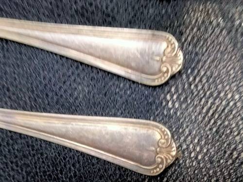 6 Fruit Spoons A1 Plated English LOOK At My BUY NOW LISTINGS NO WAITING