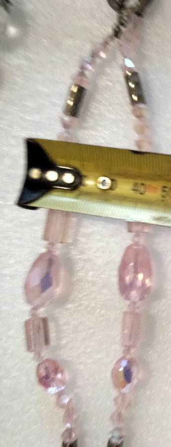 NECKLACE- Vintage Italian Glass Beads PINK mix Shapes+size*LOOK At My BUY NOW items NO WAITING