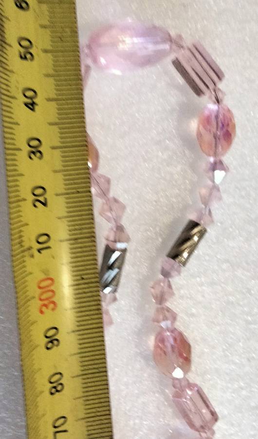 NECKLACE- Vintage Italian Glass Beads PINK mix Shapes+size*LOOK At My BUY NOW items NO WAITING