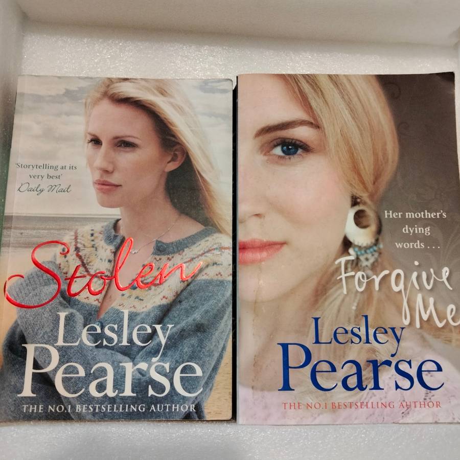Book  LESLEY PEARSE - STOLEN +  FORGIVE ME Soft cover pre-owned