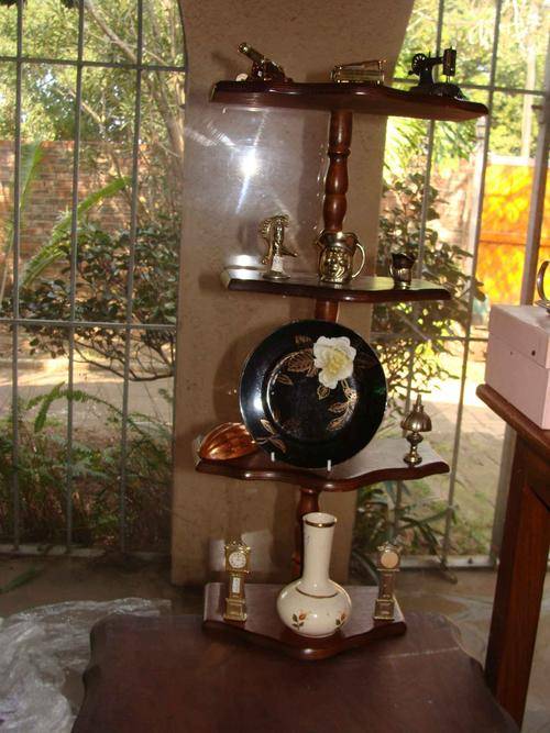 4   SHELVES  MERANTI ~ SMALL ~ EXQUISTE HEIGHT 64CM
