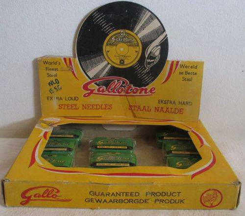 GALLOTONE 78 LONG PLAY RECORD STEEL NEEDLES
