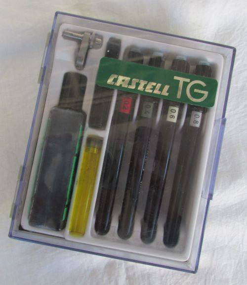 FABER-CASTELL TG TECHNICAL DRAWING PEN SET 4 PENS CARTRIDGES CASE