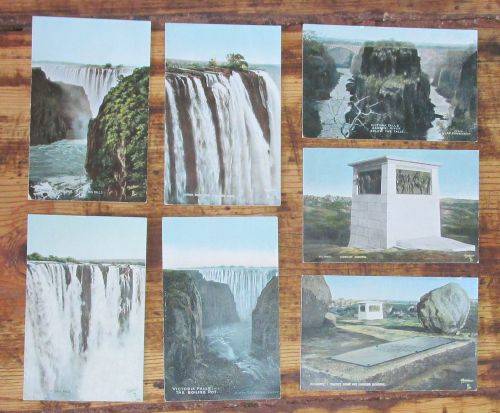 7 x  Old and  Unused Rhodesia Post Cards