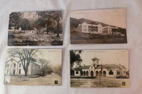 Vintage 4 x Paarl post cards