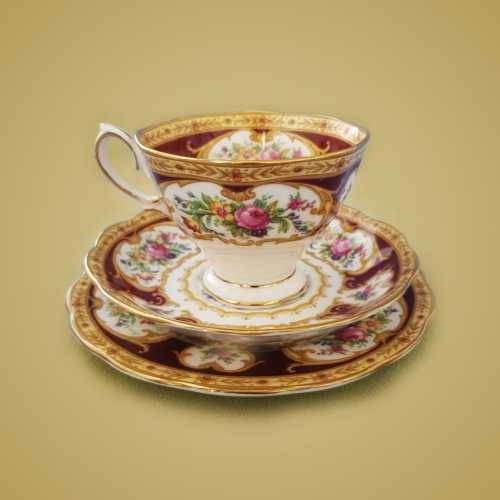 Royal Albert `Lady Hamilton` Trio