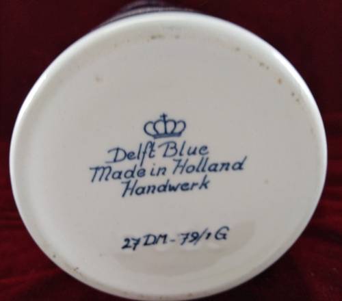 DELFT DECANTER  BOLS   (EMPTY) HEIGHT 29CM