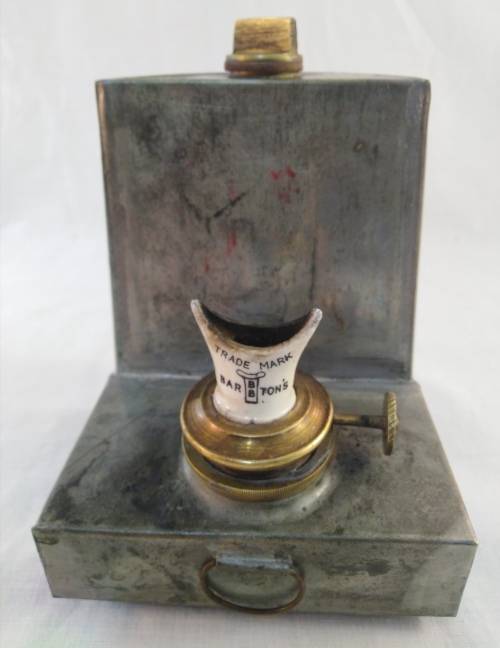 SHIPS LAMP IN SOLID BRASS  G. BOCOCK & CO LTD 1942 BIRMINGHAM