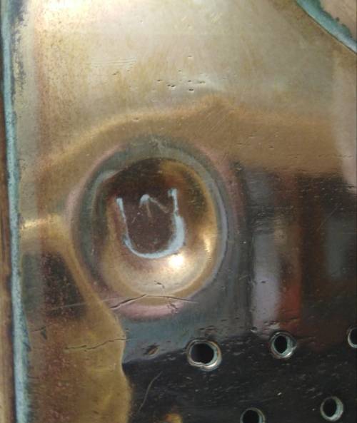 SHIPS LAMP IN SOLID BRASS  G. BOCOCK & CO LTD 1942 BIRMINGHAM