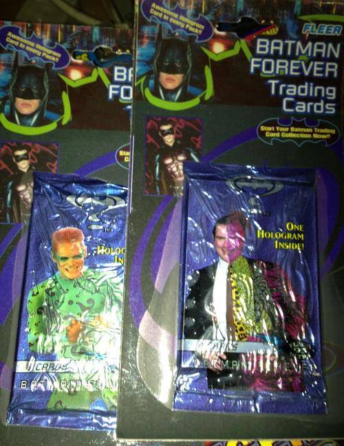 DC Comics Batman Forever Movie Trading Cards Blister Packs X 2