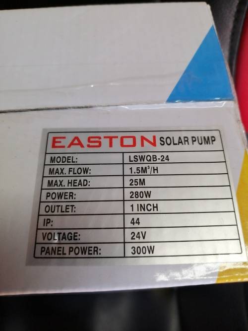 24 volt solar pump