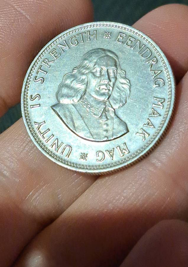 1964 South Africa 20 Cent coin !! Silver!!