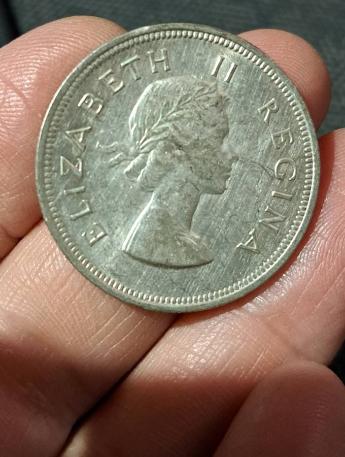 1955 Union Silver 2 1/2 Shillings