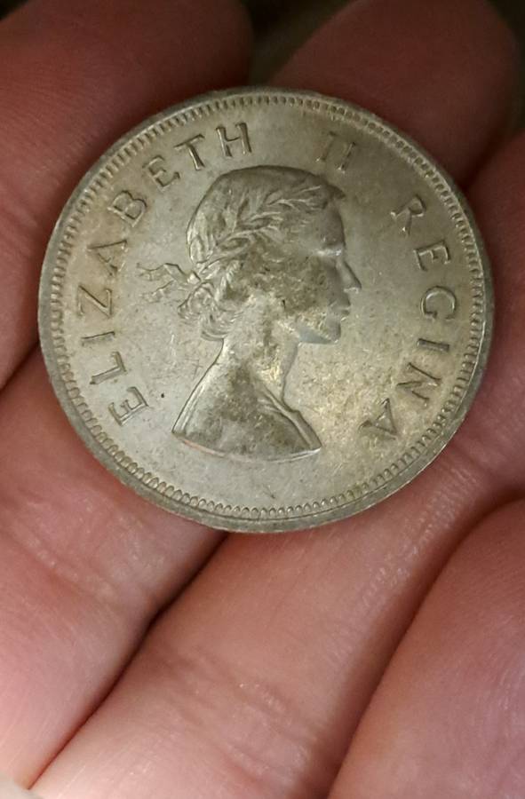 1955 Union Silver 2 1/2 Shillings