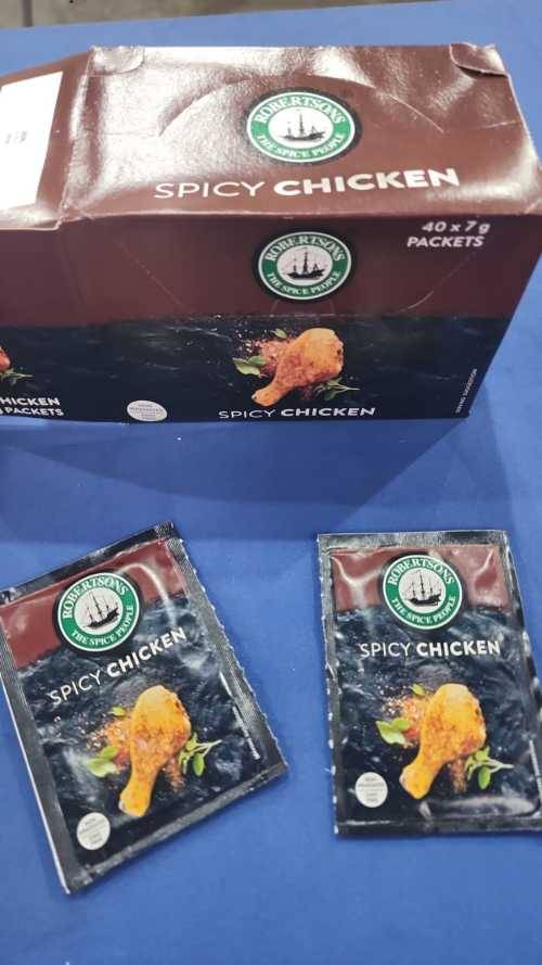 Chicken Spice Powder Envelopes - 4 Boxes X 40 grams X 7g Envelope