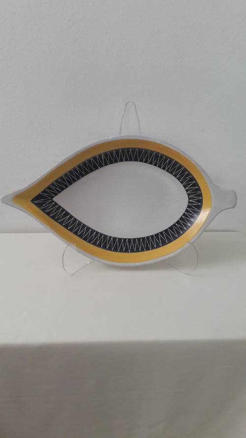 Large Midcentury Modern 1950's  ceramic platter by Hoganas Sweden