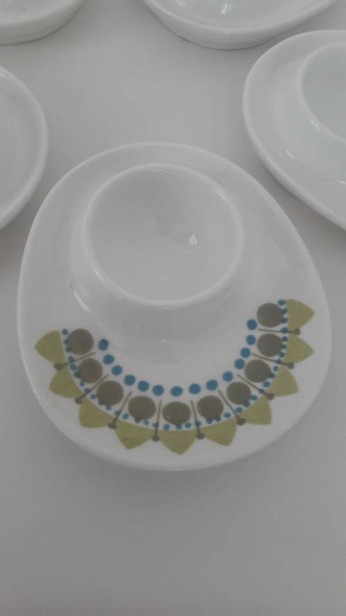 Collectible vintage  Scandinavian Norwegian Figgjo Flint egg cups 1960's