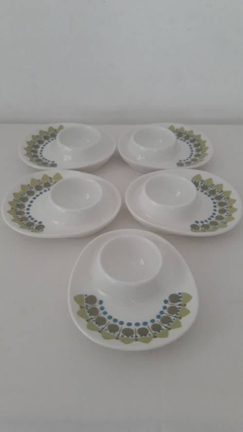 Collectible vintage  Scandinavian Norwegian Figgjo Flint egg cups 1960's