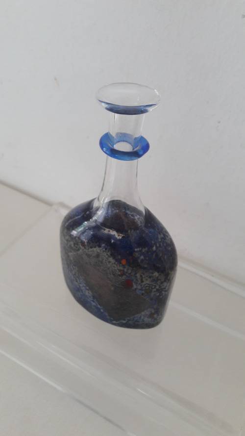 Kosta Boda Sweden  small studio glass Satellite vase by Bertil Valien 1992