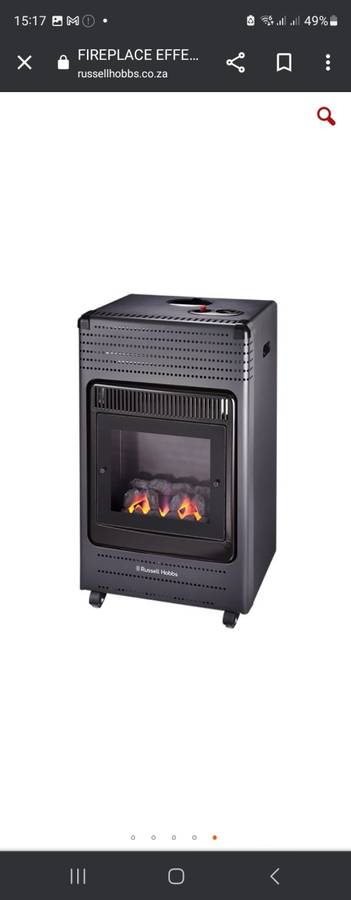 RUSSELL HOBBS FIREPLACE EFFECT GAS HEATER