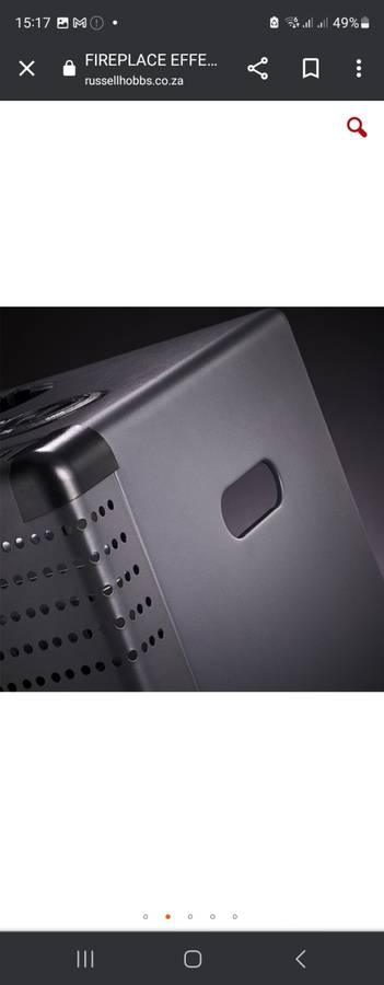 RUSSELL HOBBS FIREPLACE EFFECT GAS HEATER