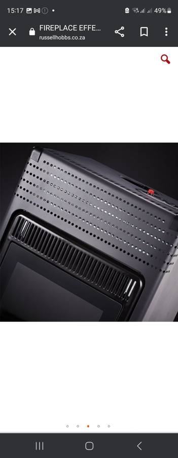 RUSSELL HOBBS FIREPLACE EFFECT GAS HEATER