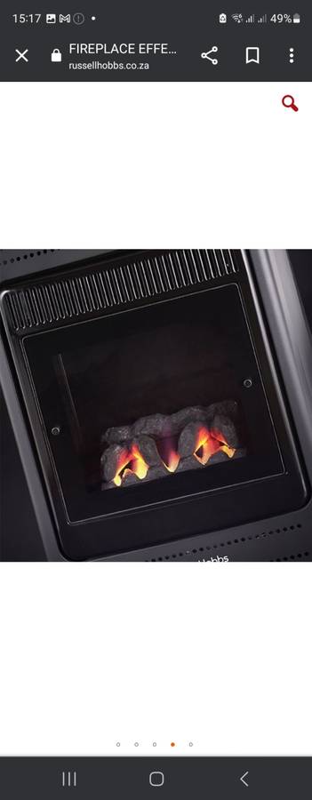 RUSSELL HOBBS FIREPLACE EFFECT GAS HEATER