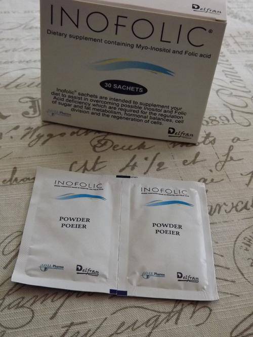 Price Reduced !!!!  Inofolic  - 30 Powder Sachets Box - containing Myo-Inositol and Folic Acid