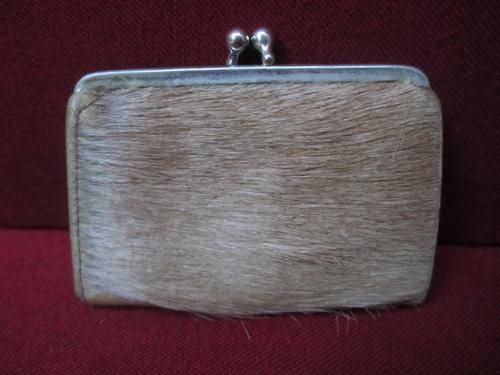 Fabulous Vintage Buck Skin Purse!