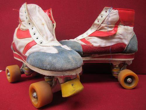 What an exciting find!! Vintage 4 Wheeled ROLLERSKATES! A Blast From The Past!