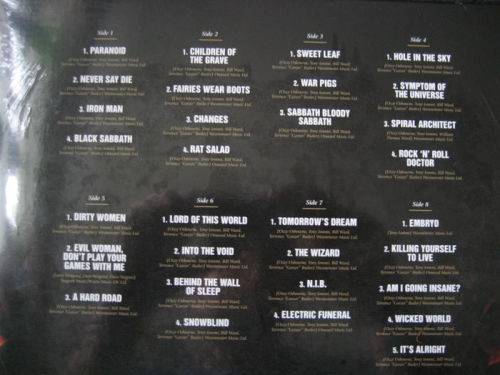 BLACK SABBATH - ***UNUSED ITEM*** -  4LP THE ULTIMATE COLLECTION