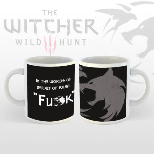 Geralt of Rivia - F*ck - The Witcher Coffee Mug.