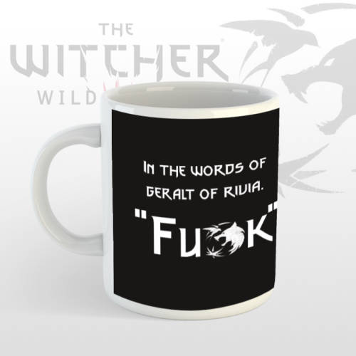 Geralt of Rivia - F*ck - The Witcher Coffee Mug.