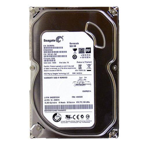 Seagate 500GB 16MB Cache SATA 6.0Gb/s 3.5" Internal Hard Drive