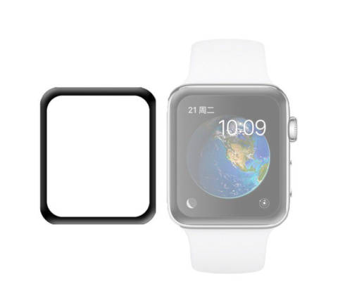3D Full Covered Tempered Glass Screen Protector for AppleWatch- 38mm