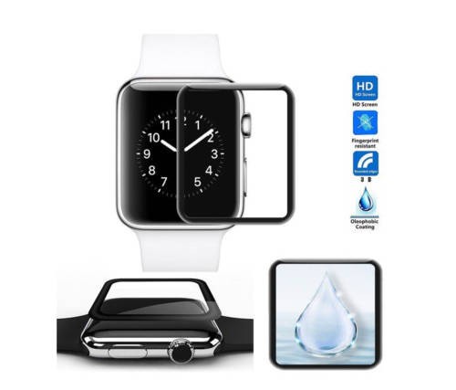 3D Full Covered Tempered Glass Screen Protector for AppleWatch- 38mm