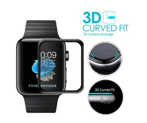 3D Full Covered Tempered Glass Screen Protector for AppleWatch- 38mm