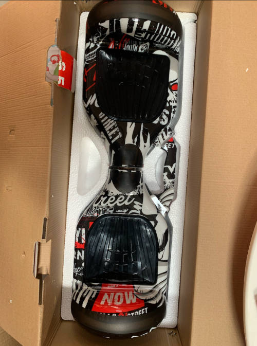 Self Balance Scooter 6.5` Hoverboard-LED-Bluetooth- Black Graffiti