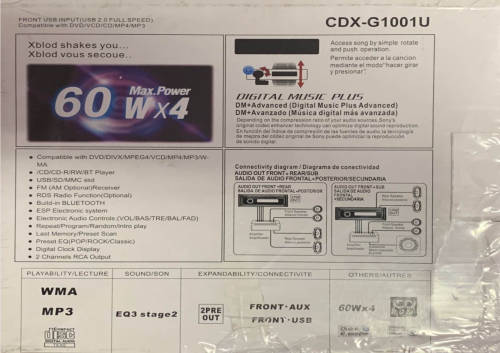 FM Compact MP3 Player Support SD/USB/MMC Radio